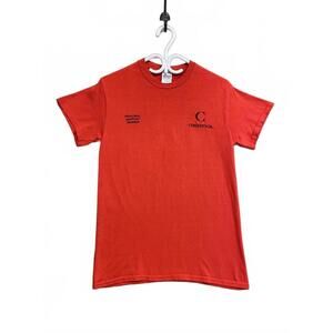 Vtg 90's Gildan Ultra Cotton Men's T-Shirt Size Small Red Conestoga Logo